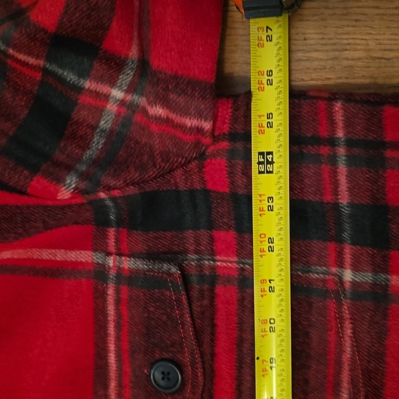 A.N.A BRAND WOMEN'S PLUS SIZE RED PLAID FRONT BUTTON JACKET COAT SIZE 0X - Picture 13 of 16
